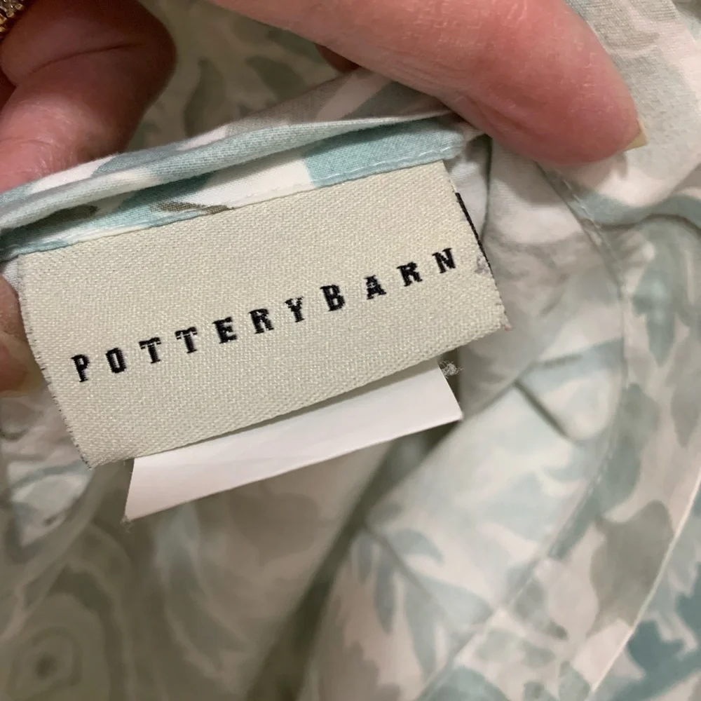 Pottery Barn paisley print