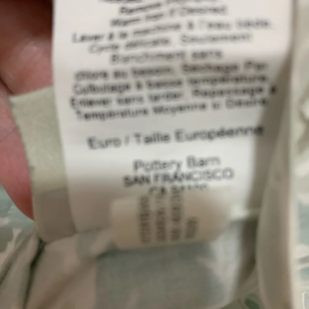 Pottery Barn paisley print