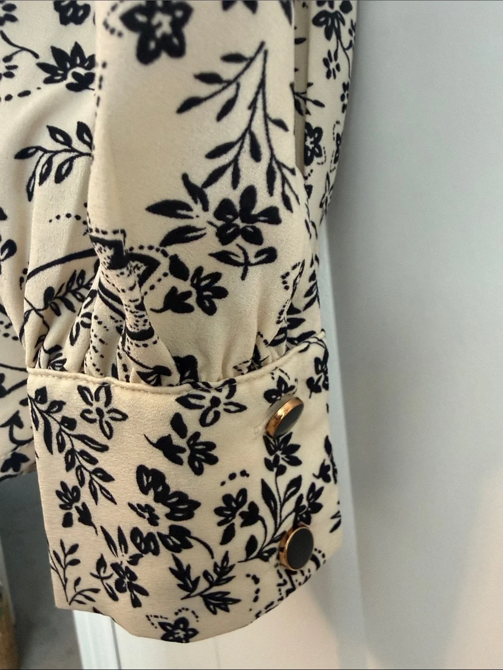 LOFT floral blouse