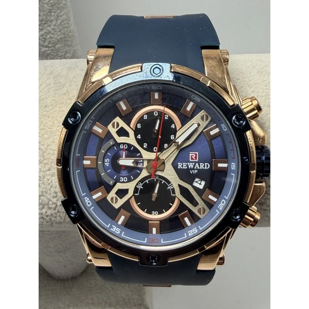 Reward VIP RD83016M New Battery Mens Watch 49MM 9
