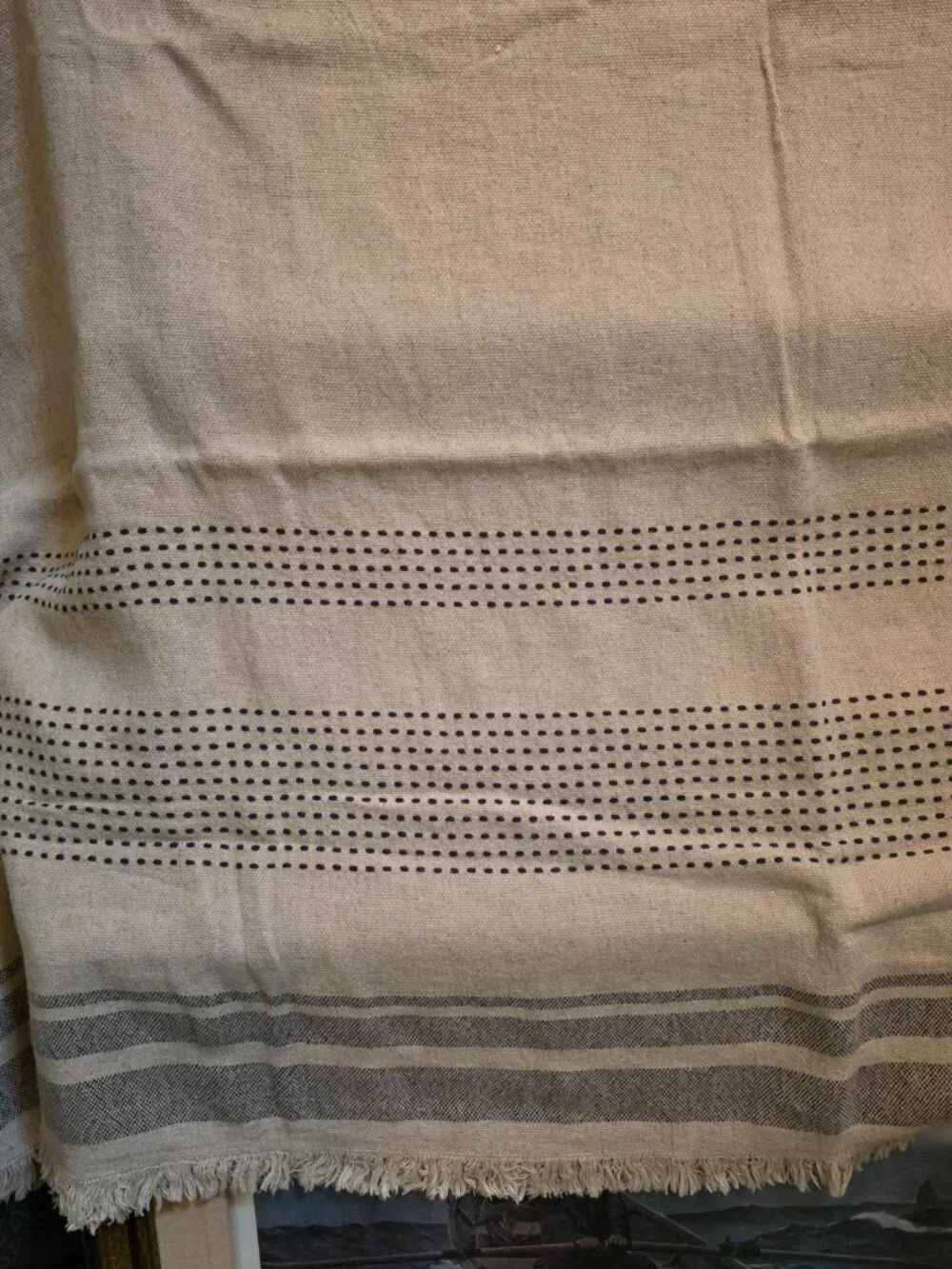 The Loomia tablecloth blanket