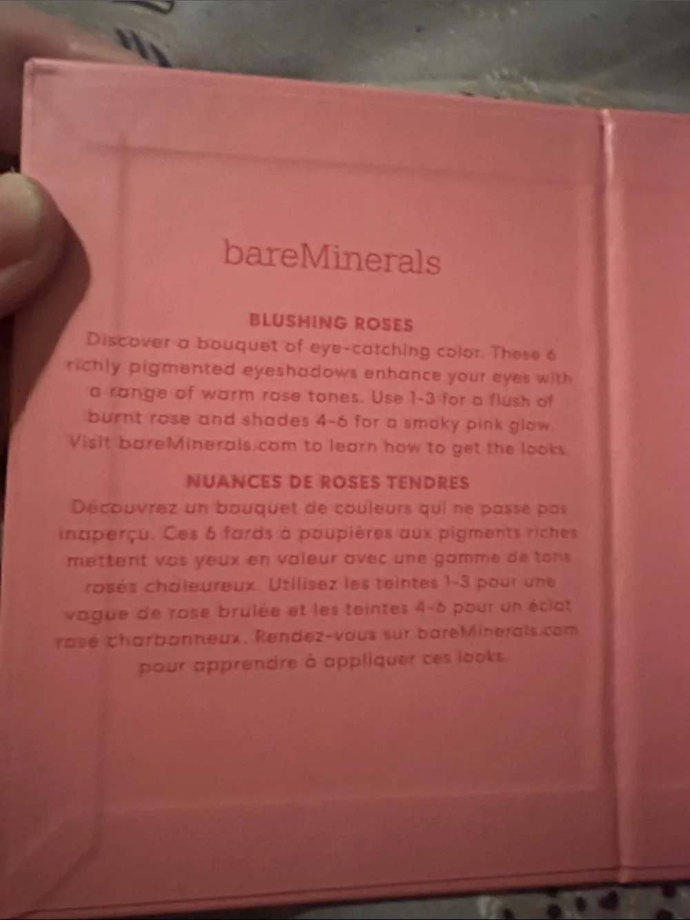 bareMinerals image shows