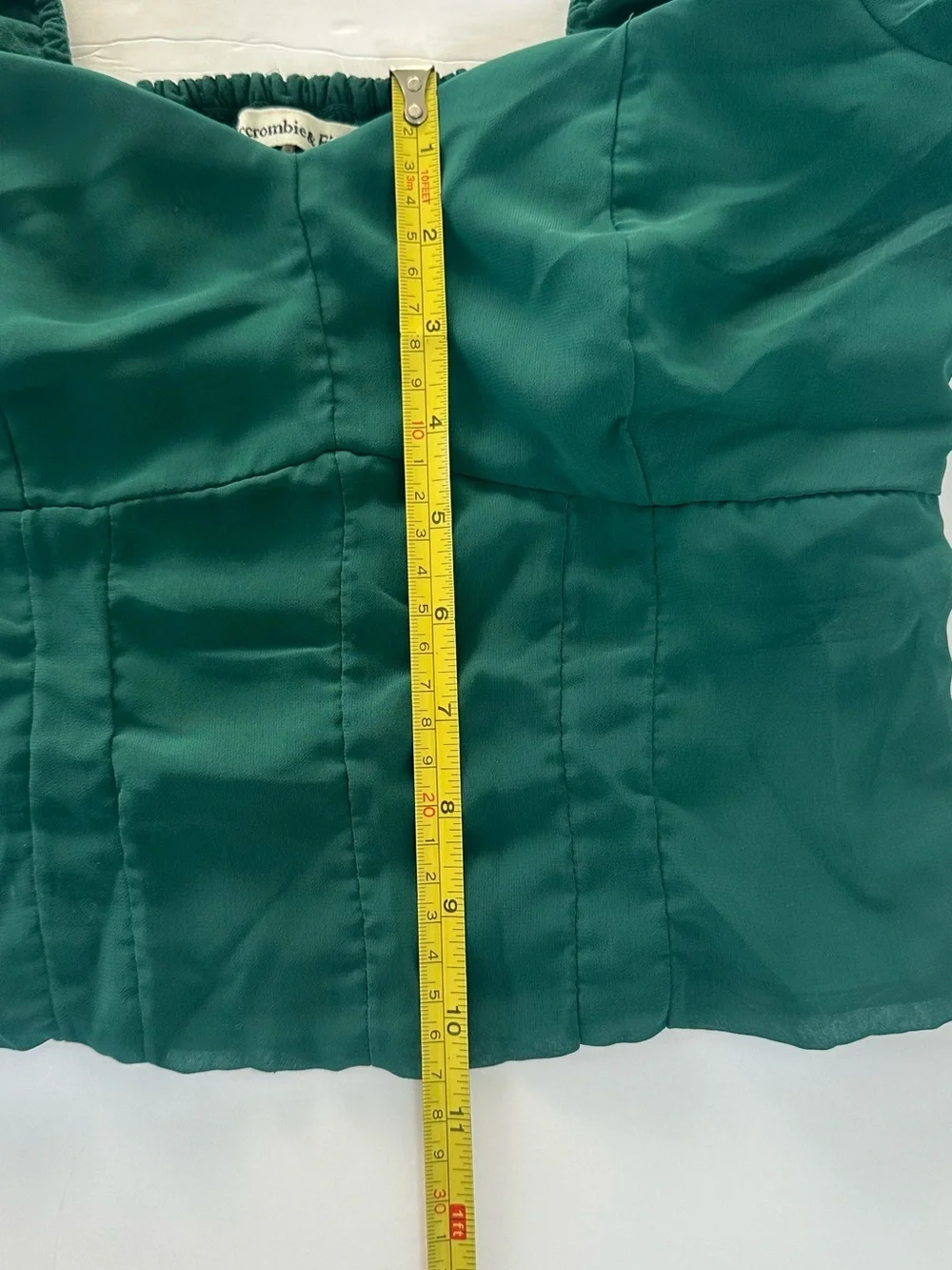 Abercrombie & Fitch sleeve green bodice