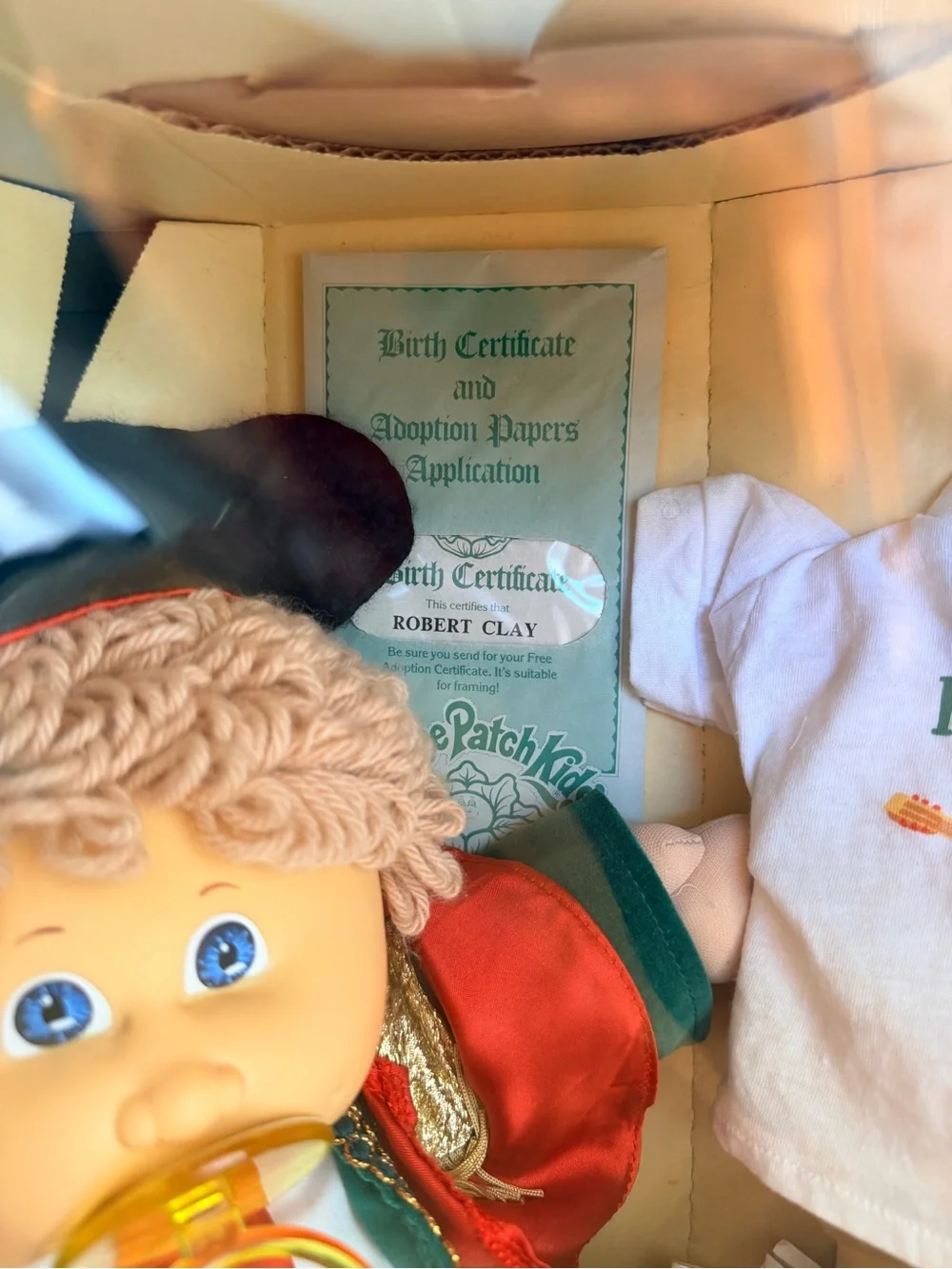 1985 Cabbage Patch Kids World Traveler Spain Boy NIB