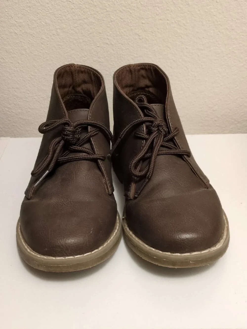 Children's Brown Casual Lace-Up Chukka Boots