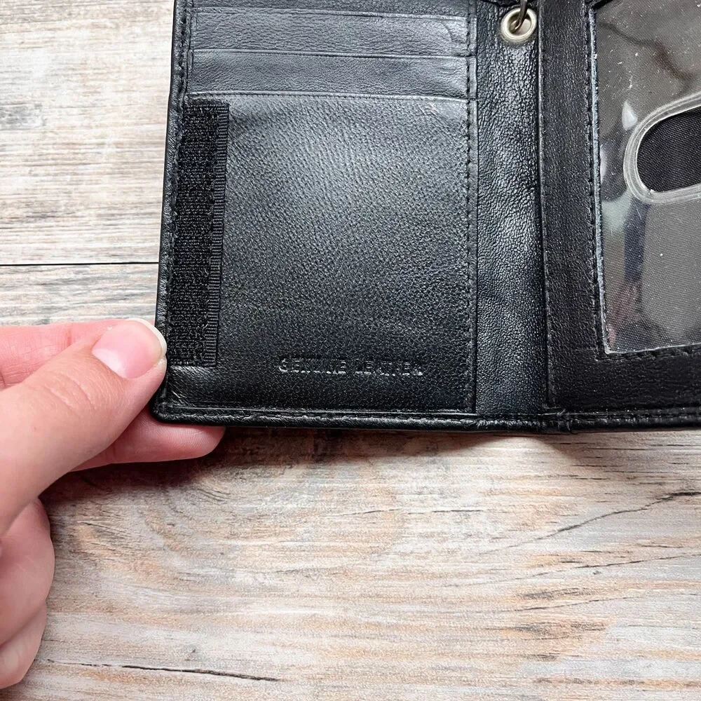 Source Unknown black leather