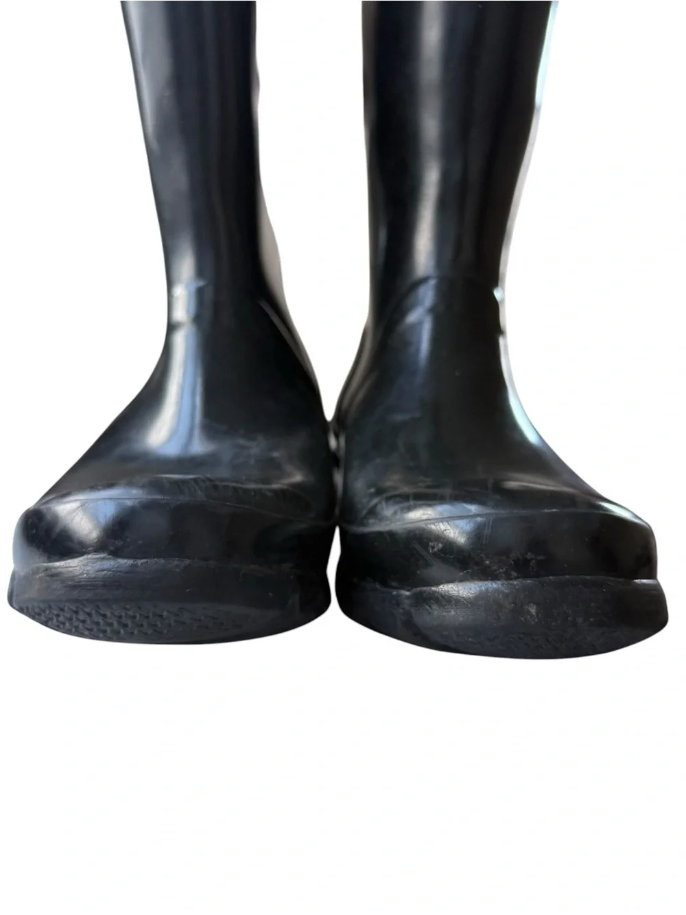 Hunter Kids Original Gloss Tall Rain Boots Big Kids 4 M / 5 F Black Waterproof