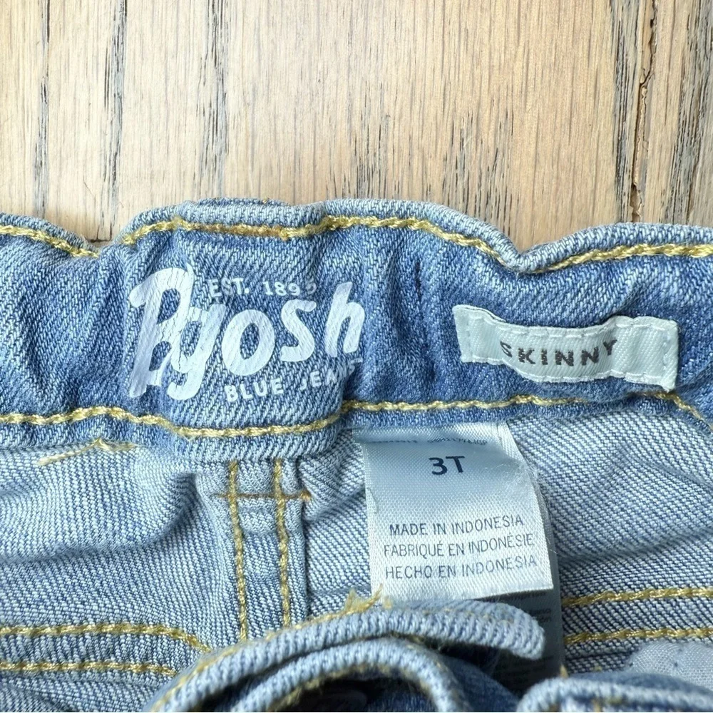 Osh Kosh B’Gosh Skinny Blue Denim Zip Fly Jeans Size 3T