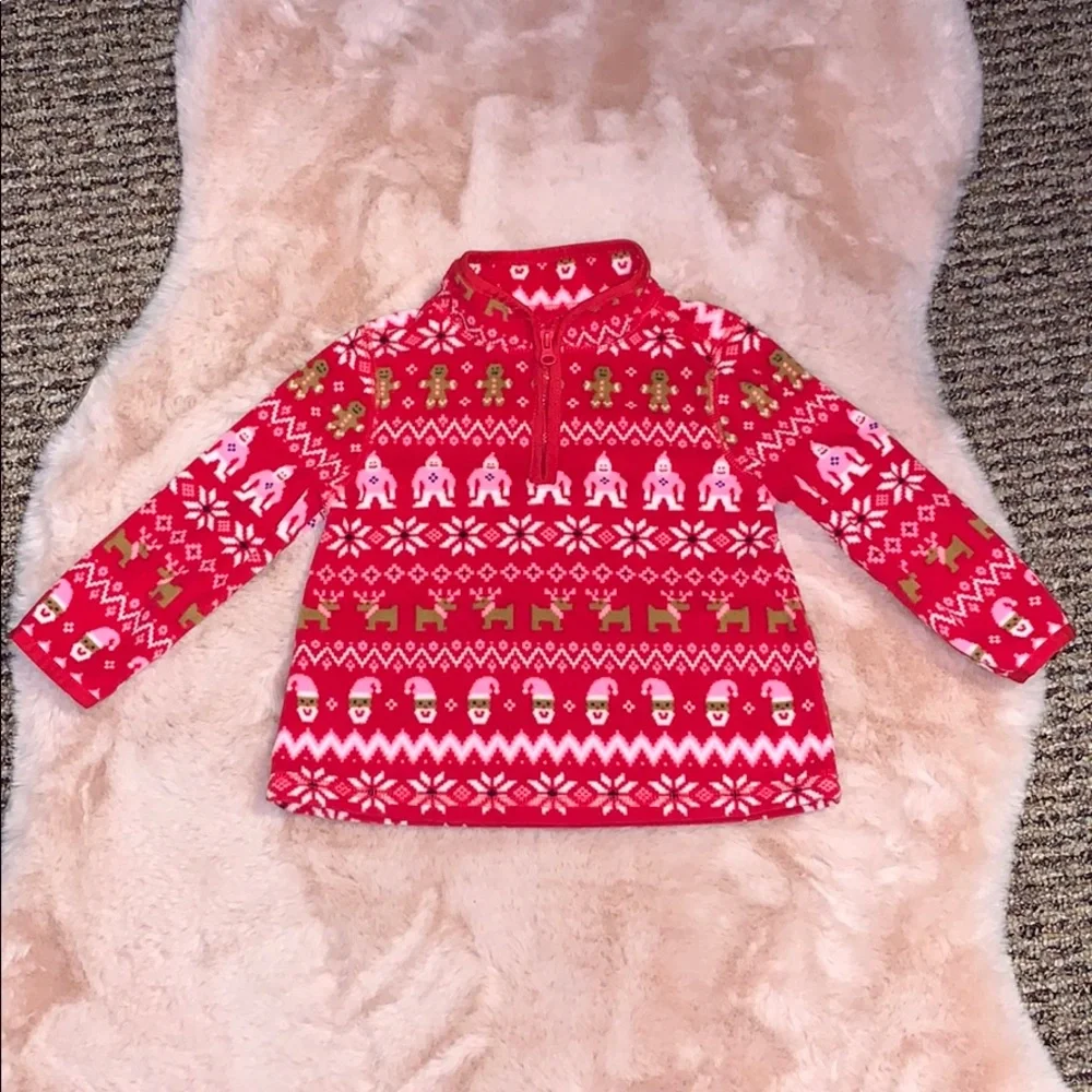 5 for $25🎈Oshkosh Christmas fleece