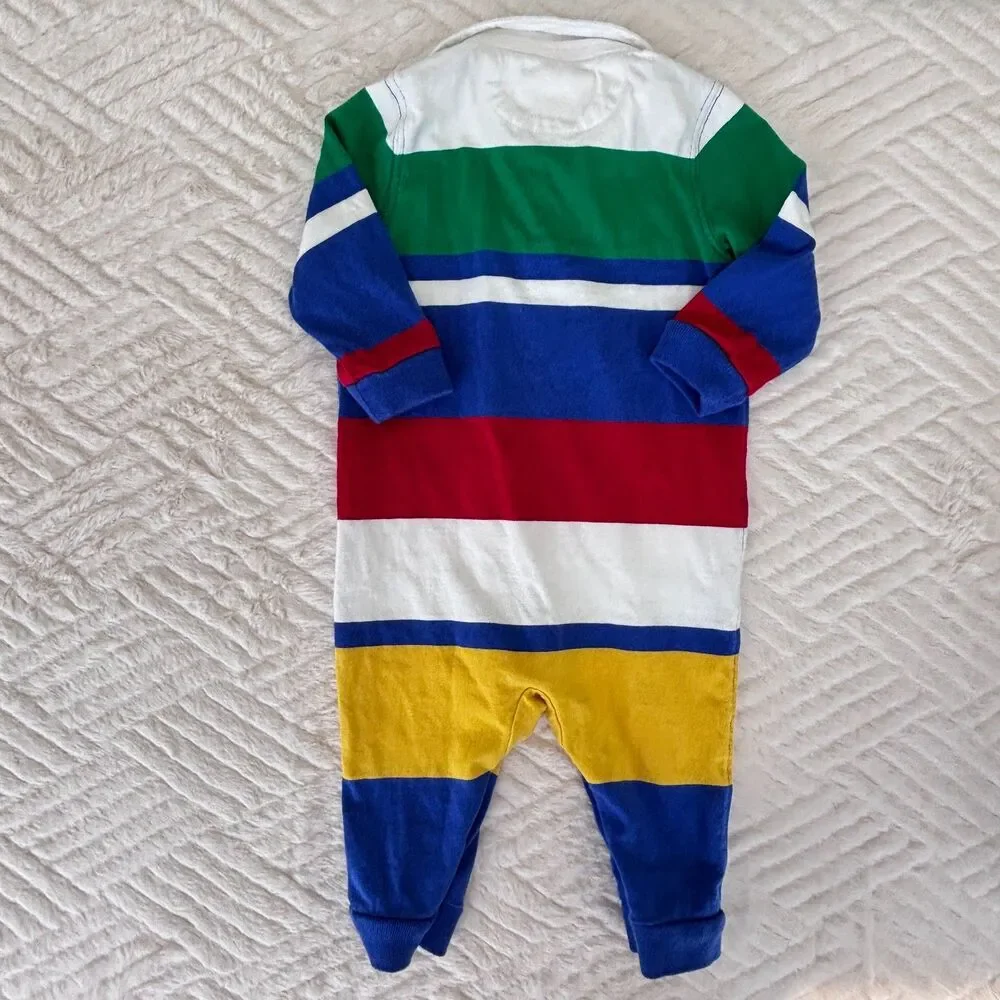 Ralph Lauren striped embroidered