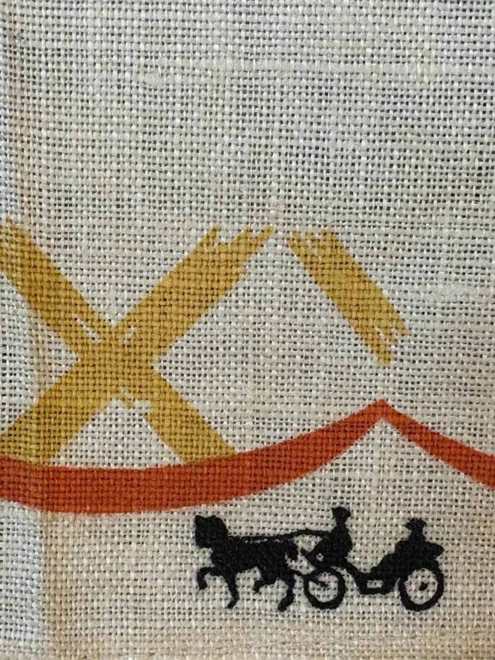 Vintage linen tea