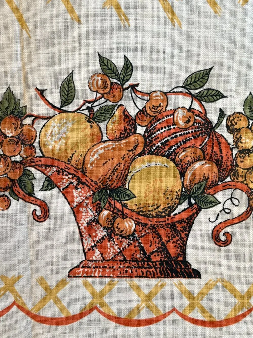 Vintage linen tea