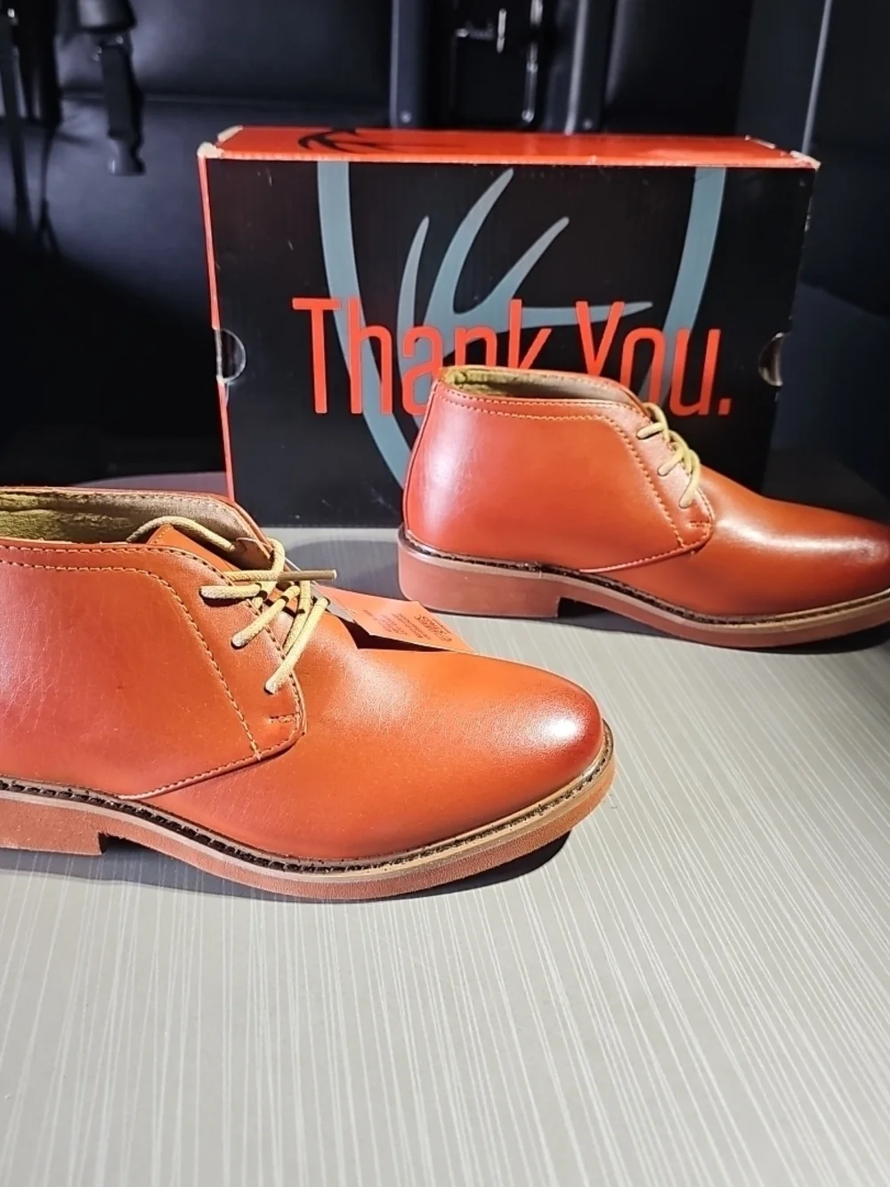 Deer Stags Boys Ballard Luggage‎ HTEC Chukka Dress Boots Boys 1M NEW In Box