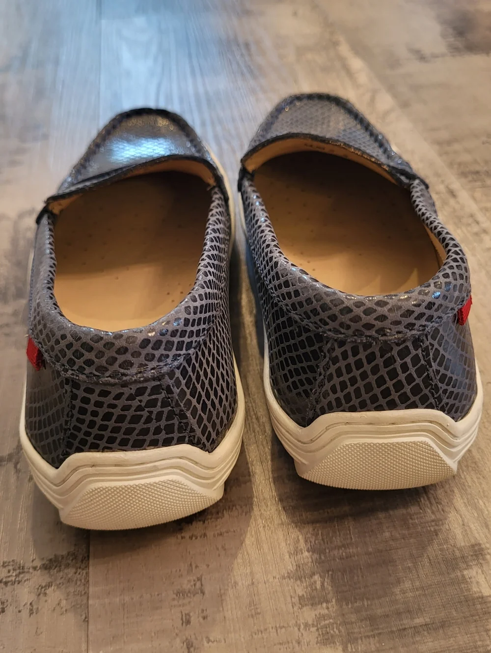 Youth Marc Joseph Union St Loafer Shoes size 2 Navy Blue Leather Unisex Boy Girl