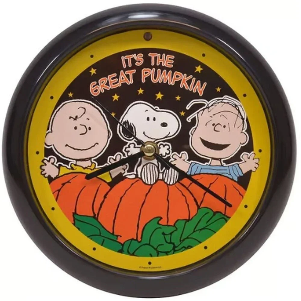 Round Plastic Spooky Sound Wall Clock (8