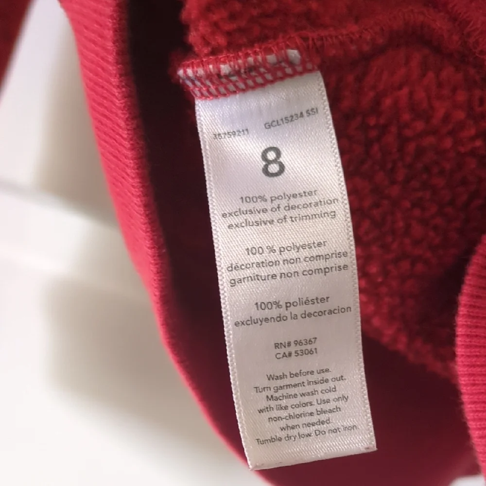 Red Quarter-Zip Sweater Oshkosh B'gosh Boys 8