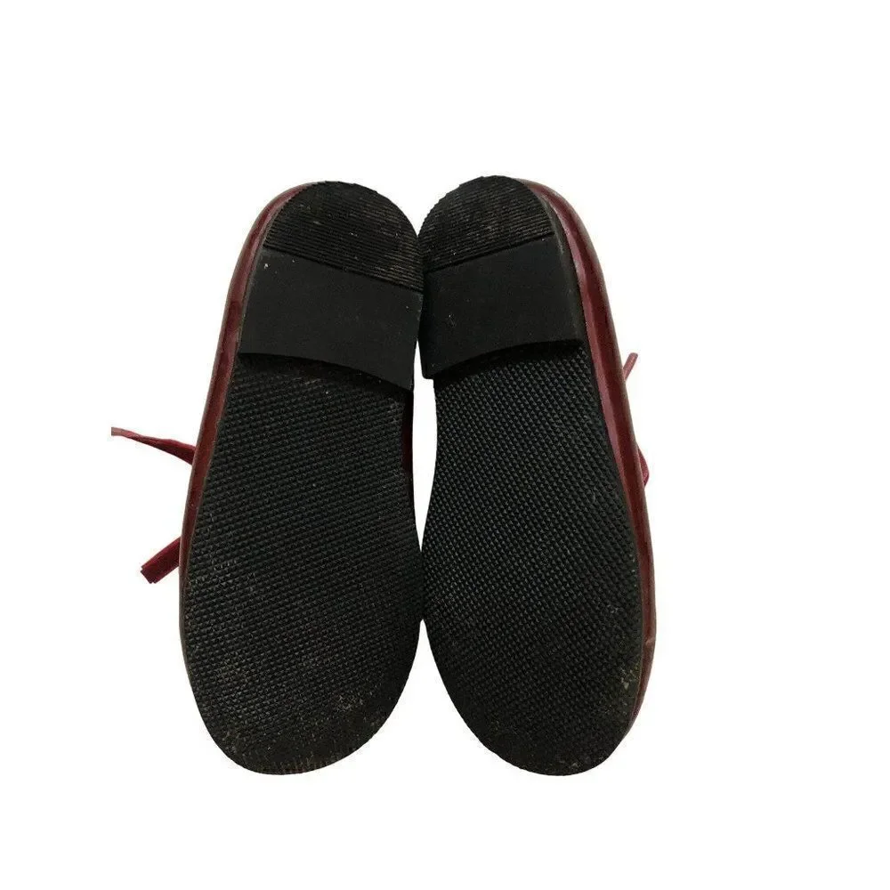 Venettini Girl’s Patent Leather Burgundy Mary Janes Toddler Shoes 24 EU