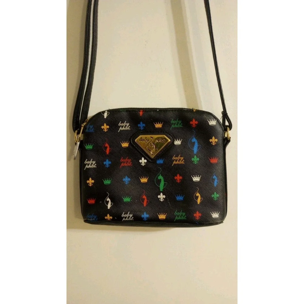 Y2K Vintage Baby Phat Rainbow Logo Purse Handbag‎ VGUC