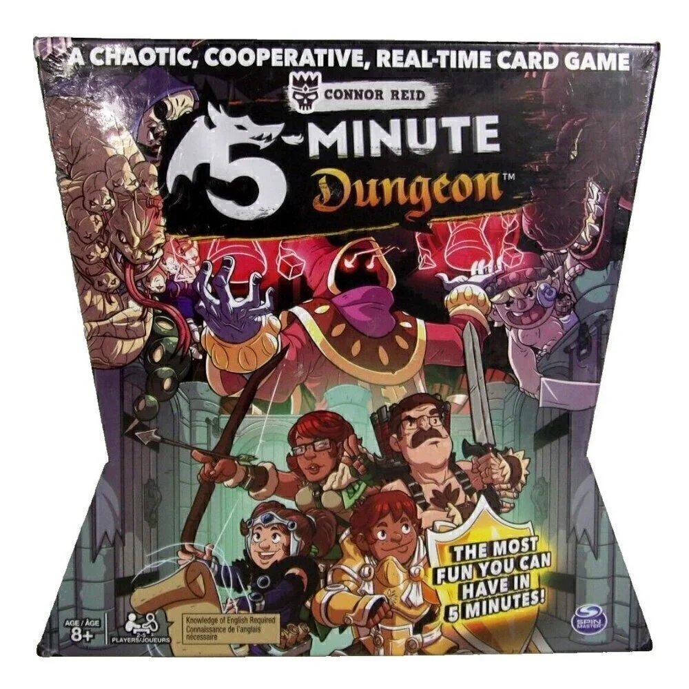 Connor Reed 5 Minute Dungeon card game SPIN MASTER 2016 NEW, PACKAGE DAMAGED