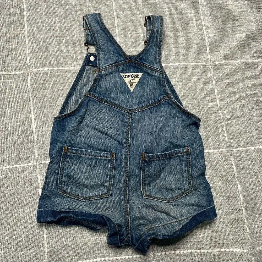 Osh Kosh Bgosh Denim Overalls Shorts Shortalls‎ 18 Months