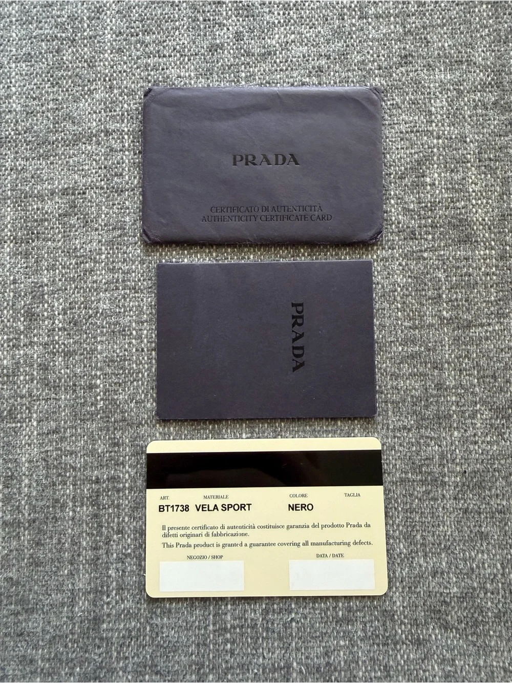 Prada Black Nylon Crossbody Messenger Bag with Buckle Accents