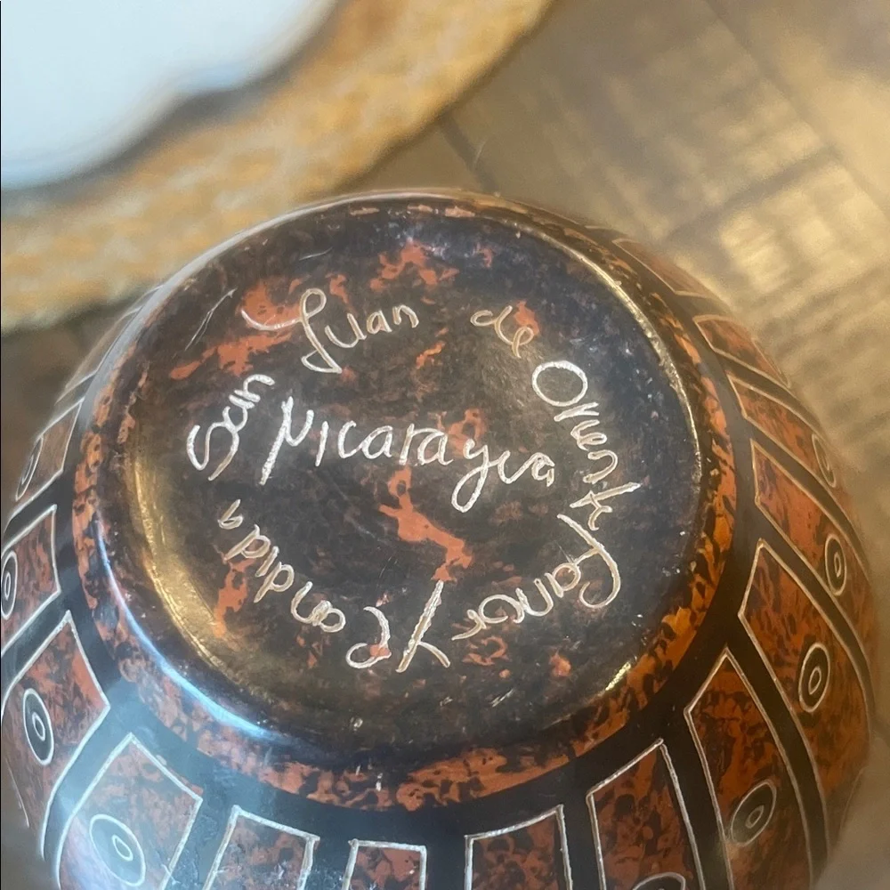 Handmade hand painted
