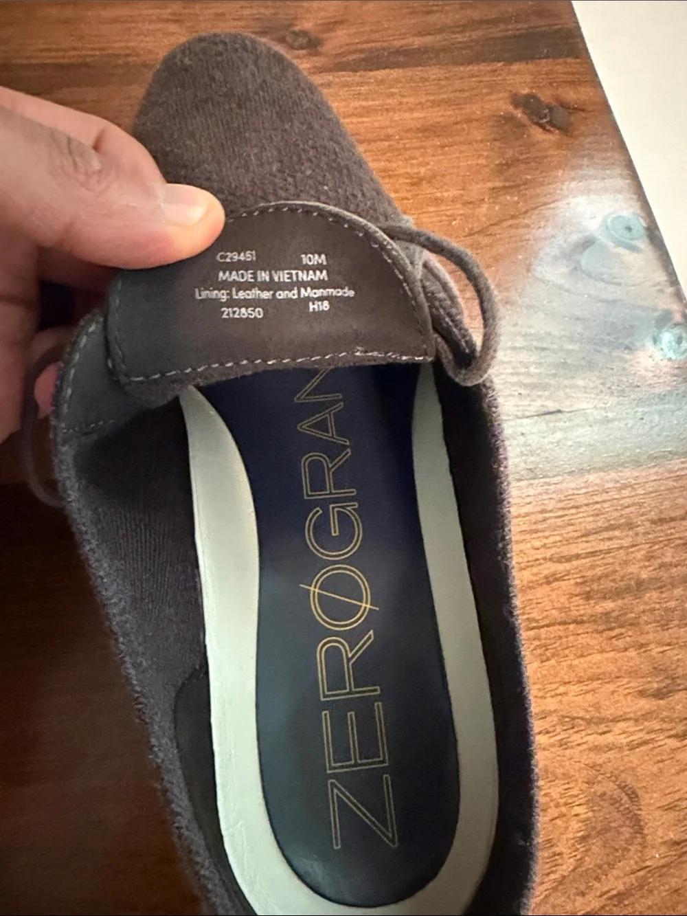 Cole Haan questions leave