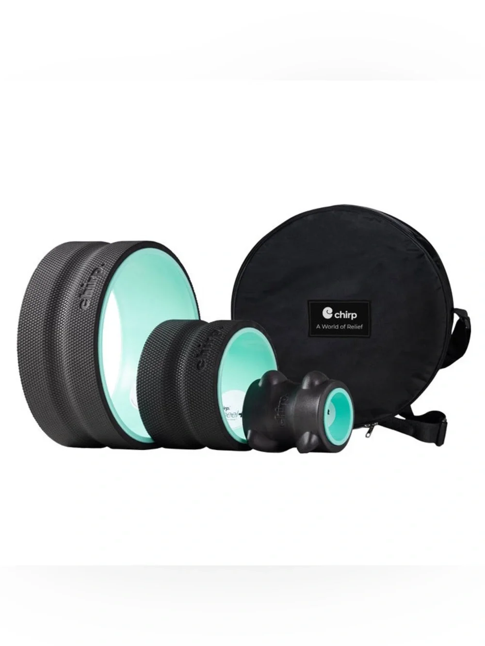 Chirp Wheel+ 3-pack with Travel Carrying Case