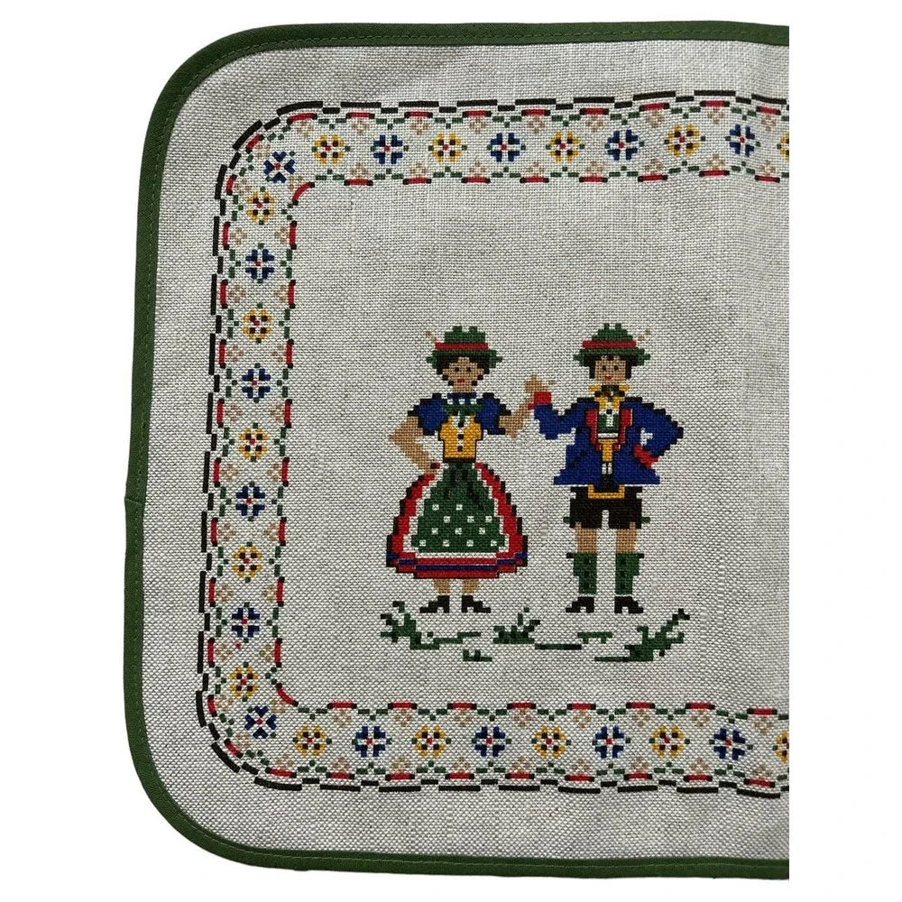 Vintage West German Nagel‎ Placemats (Set of 2)