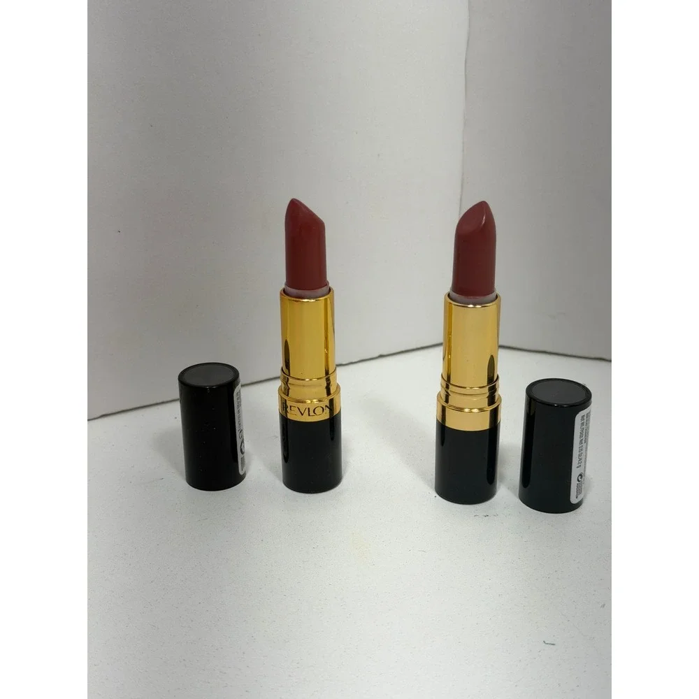 Revlon Super Lustrous Lipstick 130 Rose Velvet Creme Finish‎ 0.15oz Lot of 2