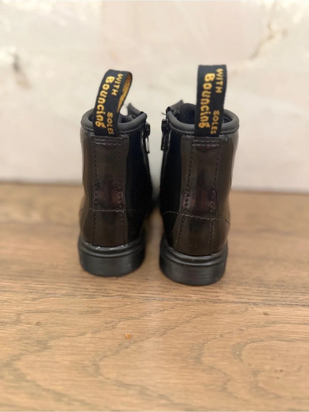 Dr. Martens glossy patent