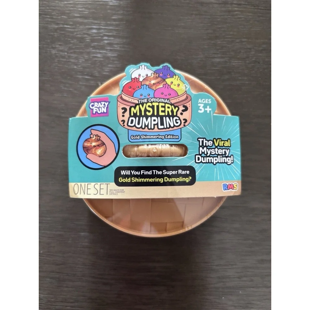 RMS Mystery Dumpling Gold Shimmering Edition Squishy Viral Crazy Fun