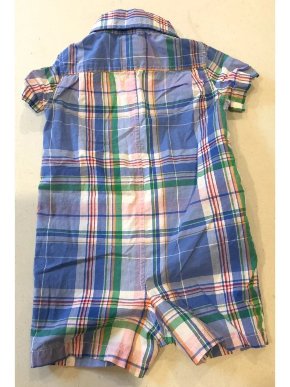 Ralph Lauren plaid slightly