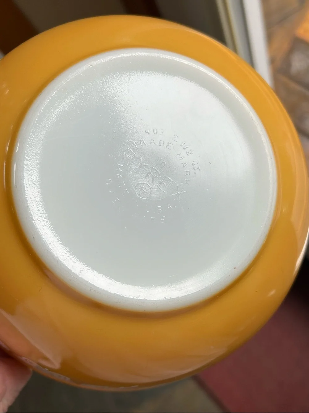 Pyrex #403 butterfly