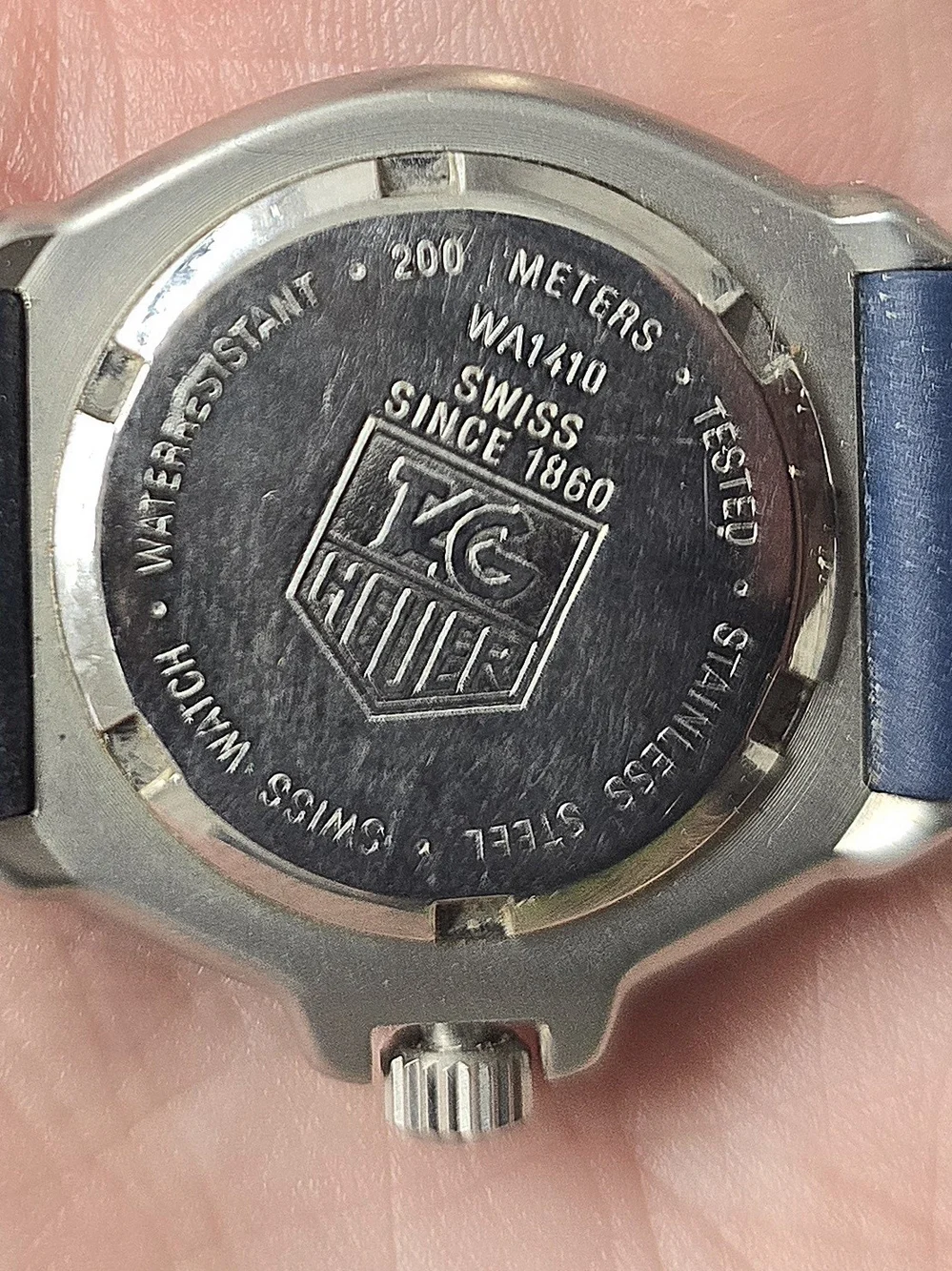 Tag Heuer worn but