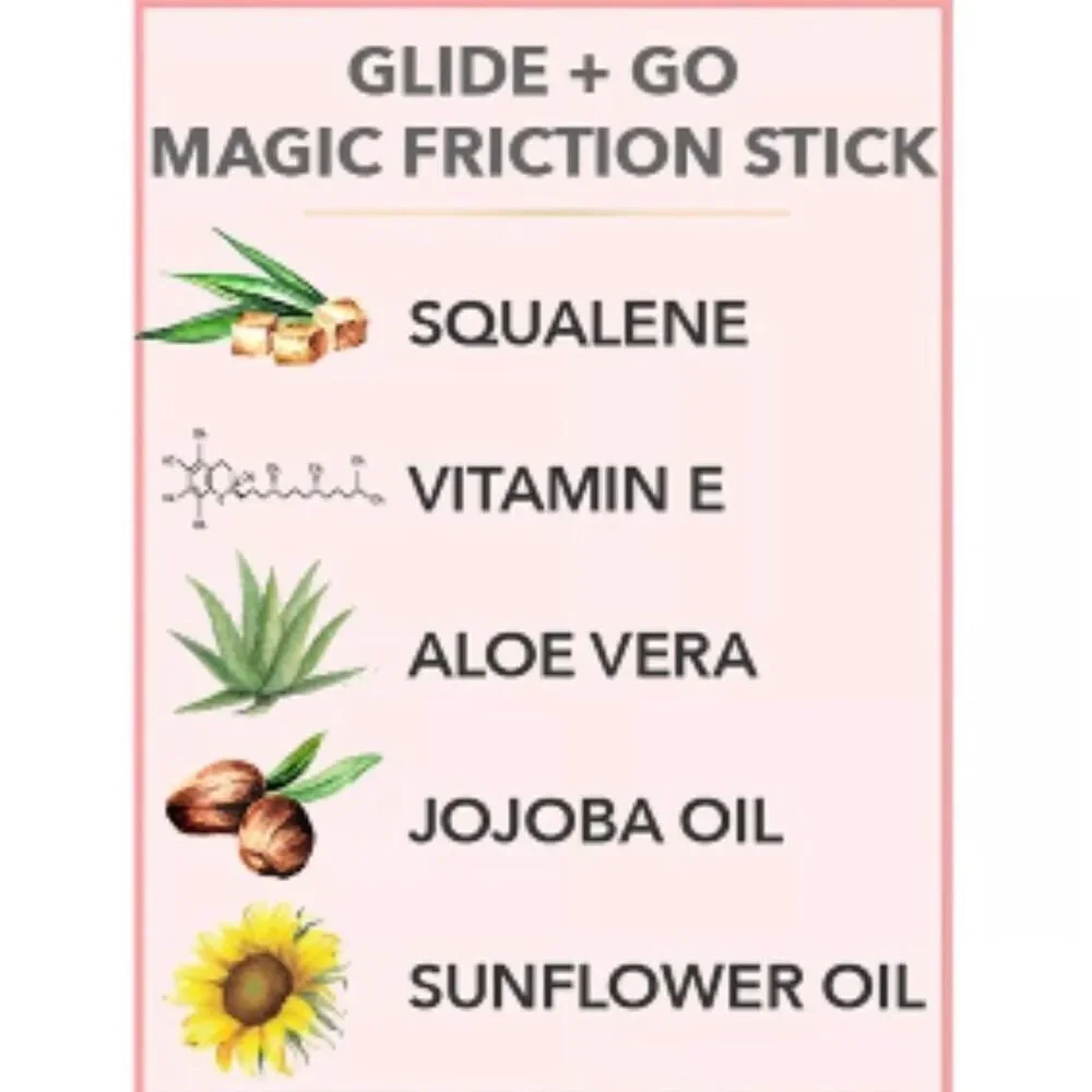 NAKERY BEAUTY - NWT Glide & Go Magic Friction Stick, 2.2 oz. Sealed
