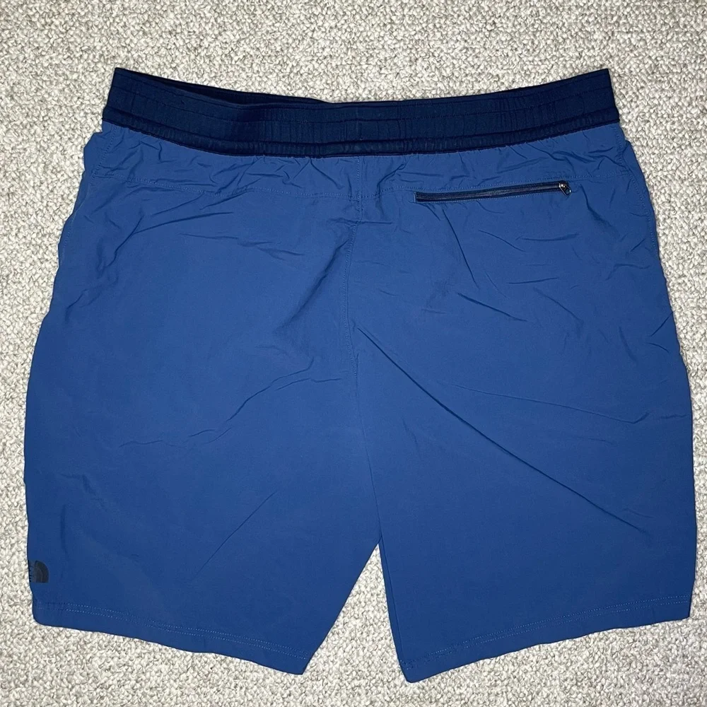 The North Face north blue shorts