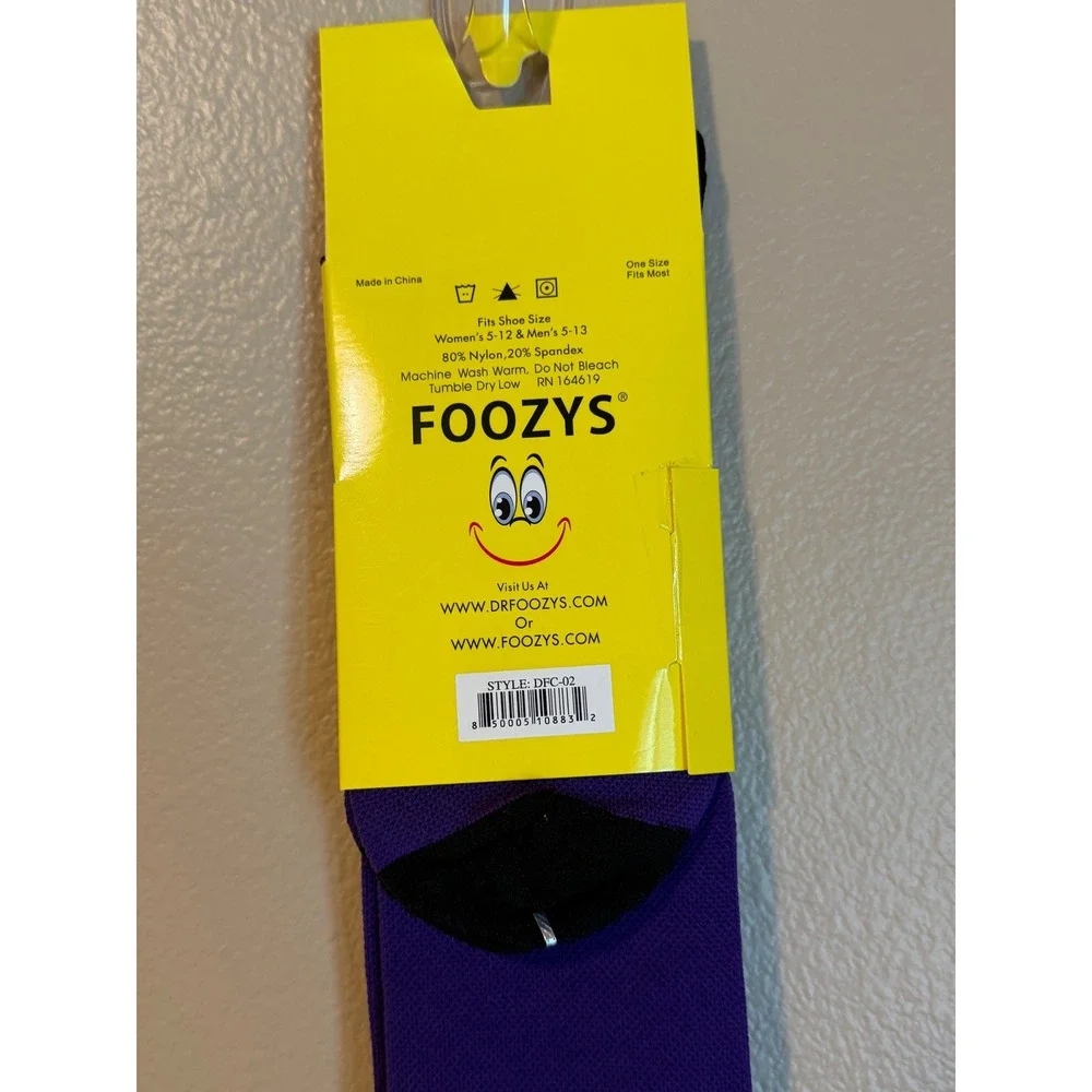 Purple Compression Socks Airline Travel Comfort Sports Knee High Socks Foozys OS
