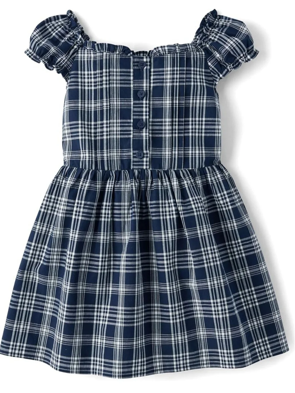 Girls The Children's Place Short Sleeve Button Dresses