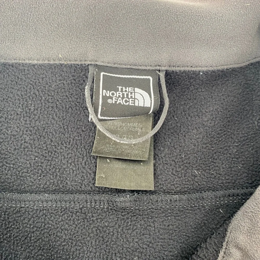The North Face Mens XL Softshell Jacket Grey‎ Black Zip Up Outdoor