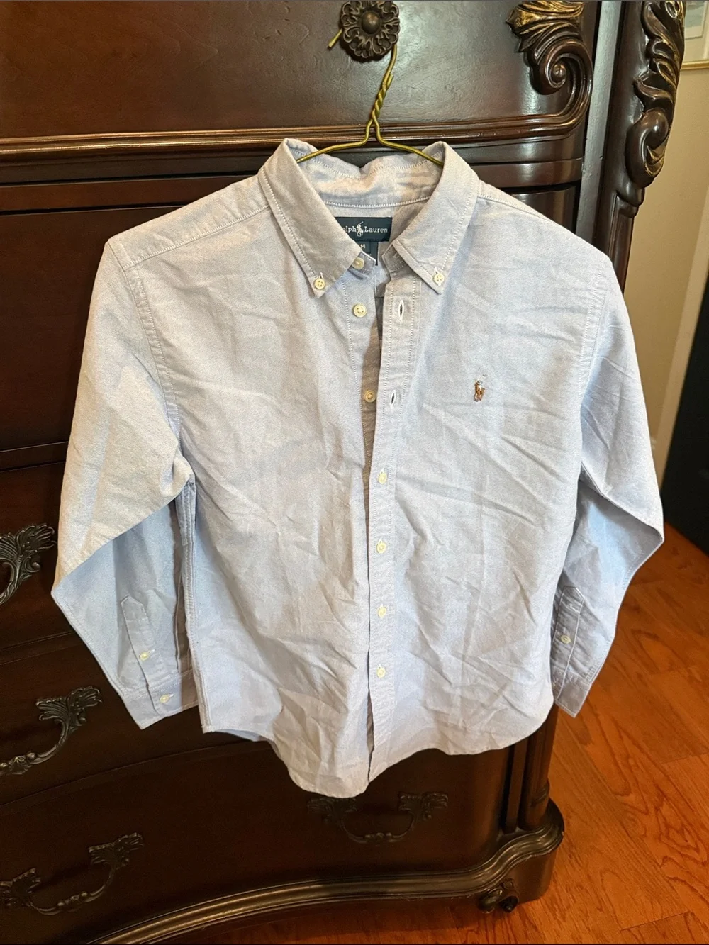 Ralph Lauren Light Blue Button-Down Kids Shirt