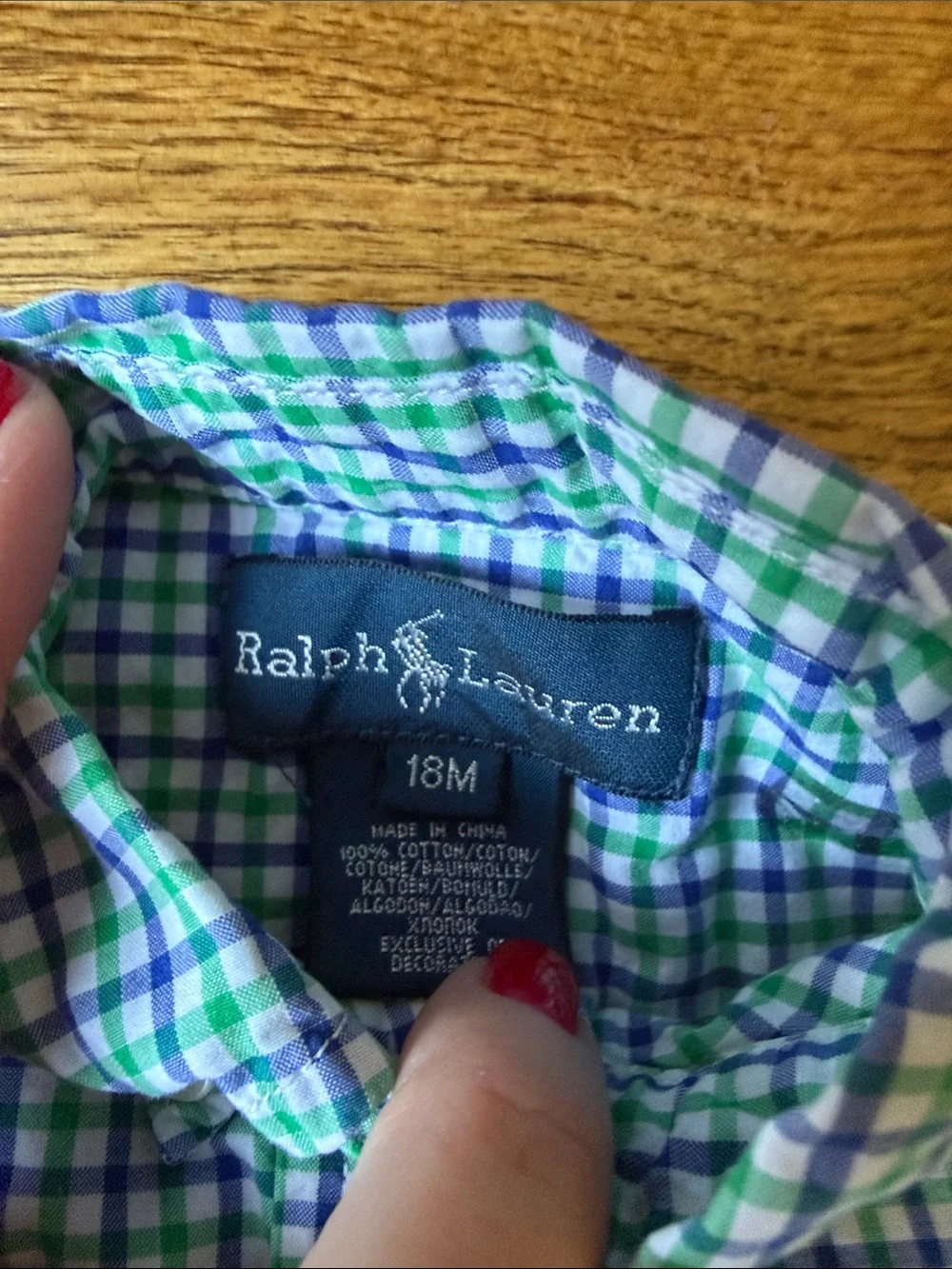 Ralph Lauren classic button