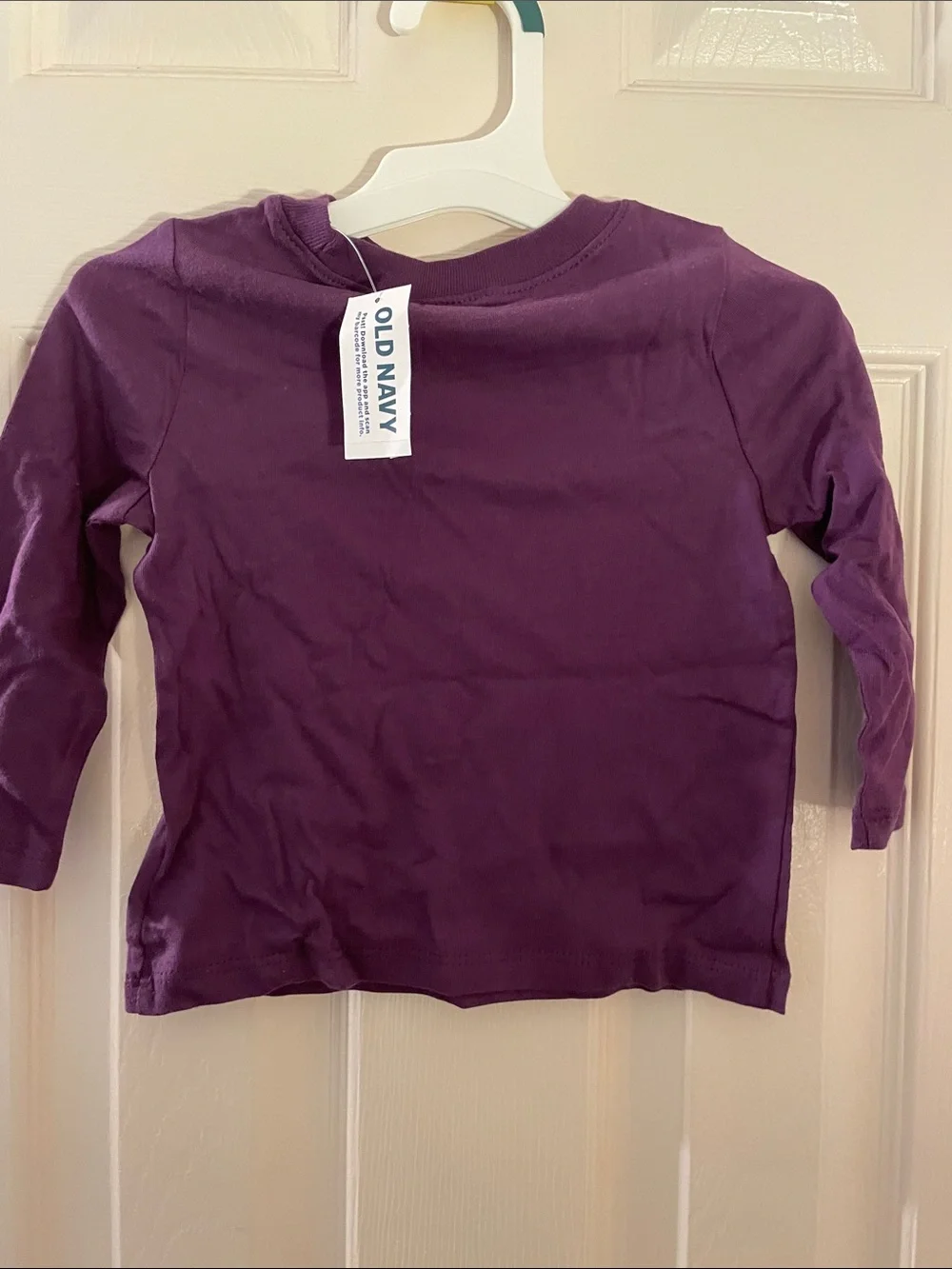 Long-Sleeve Graphic Tee - Purple 