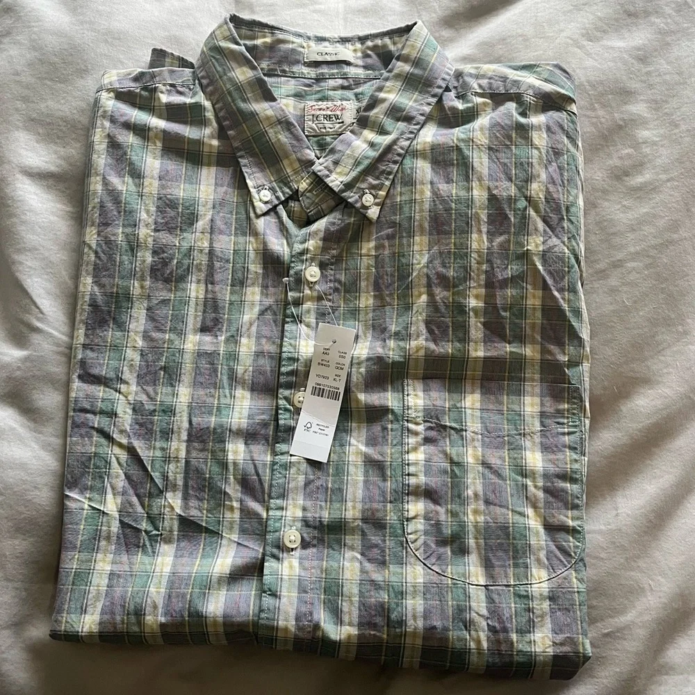 J. Crew plaid nwt shirt