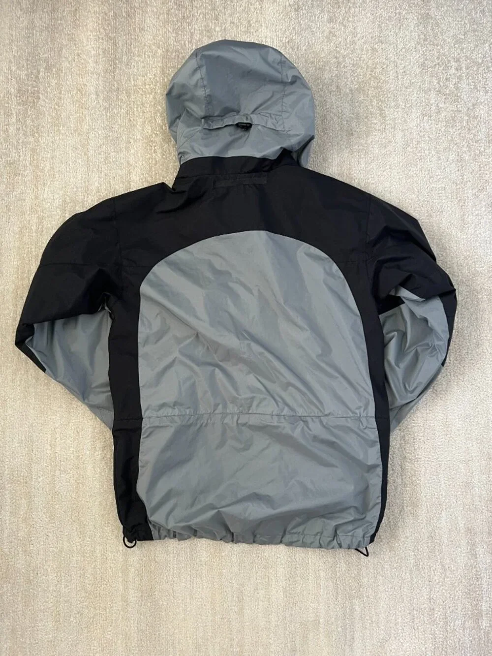Vintage 90s The North Face GoreTex Mountain Jacket S Grey Black Packable Parka
