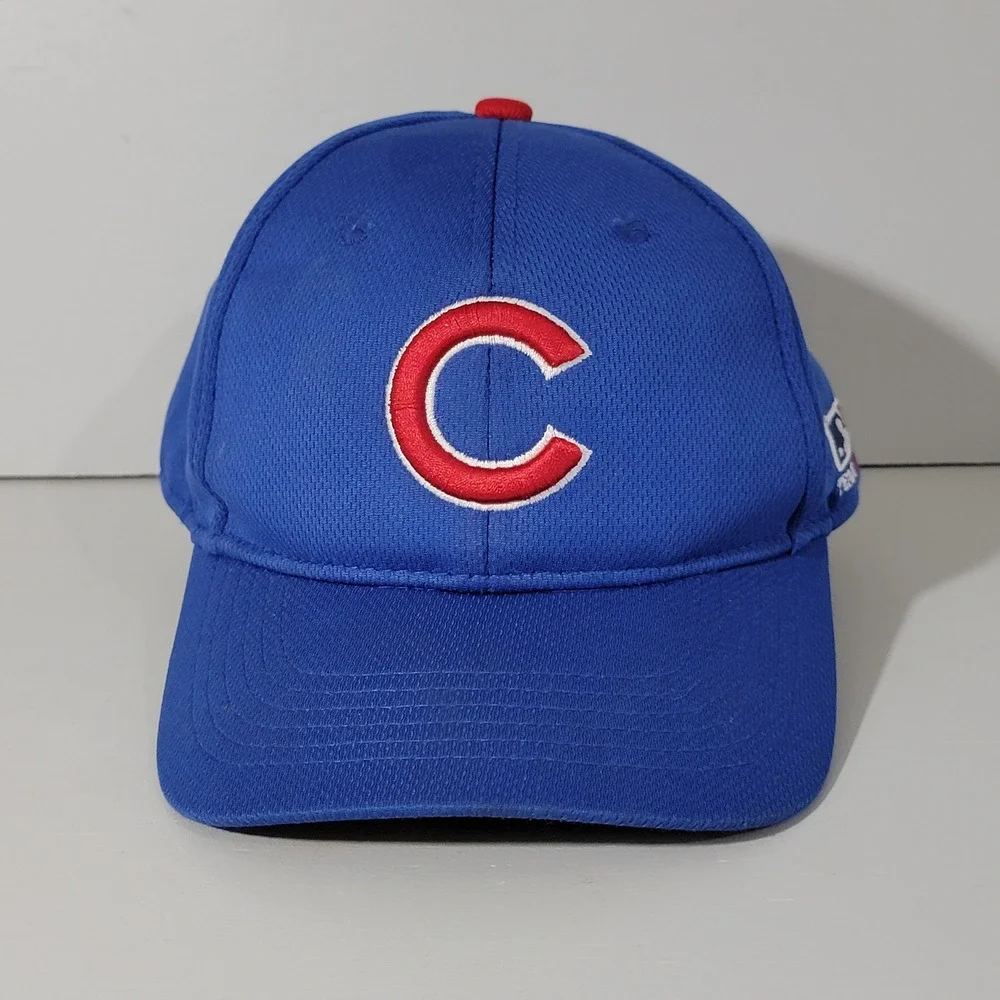 OC Sports Chicago Cubs Youth Baseball Hat Blue Team MLB Adjustable Cap