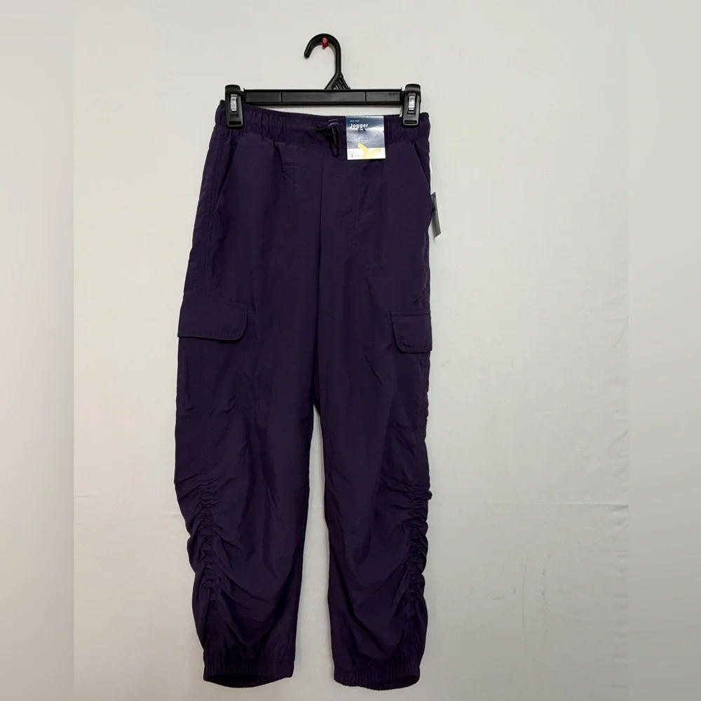 Old Navy High-Rise Jogger Pants Girls Size L (10–12) Purple NWT(A297)✨