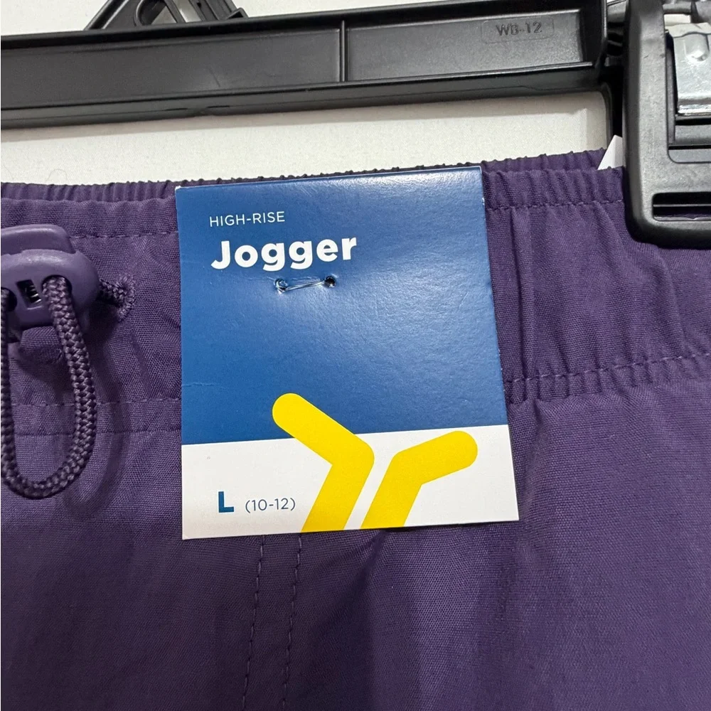 Old Navy High-Rise Jogger Pants Girls Size L (10–12) Purple NWT(A297)✨