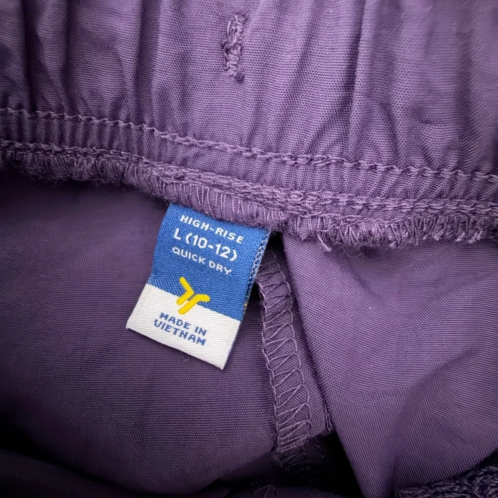 Old Navy High-Rise Jogger Pants Girls Size L (10–12) Purple NWT(A297)✨