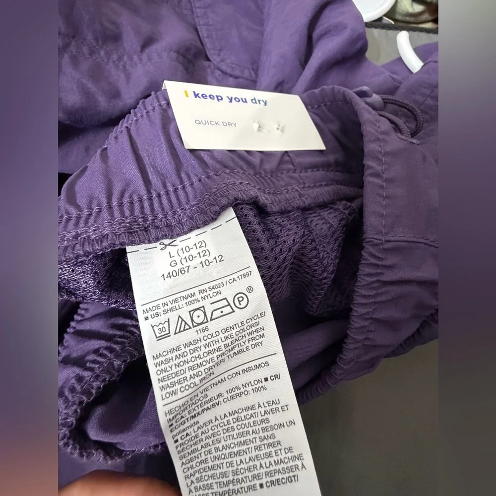 Old Navy High-Rise Jogger Pants Girls Size L (10–12) Purple NWT(A297)✨